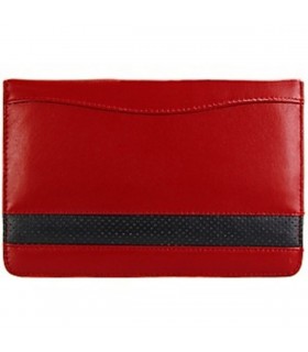Funda de piel Samsung ET-GTABRL roja para Galaxy Tab