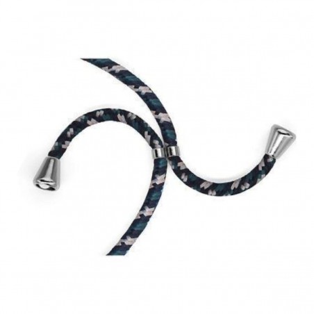 Funda Móvil Colgante para iPhone 11 Cuerda Verde y Negro