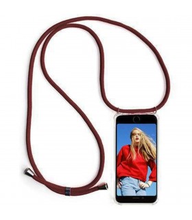 Funda Móvil Colgante para Samsung Galaxy A40 Rojo