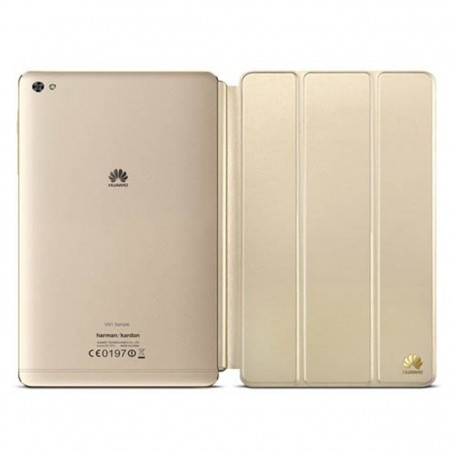 Funda Smart Cover dorada para Huawei MediaPad M2 8.0