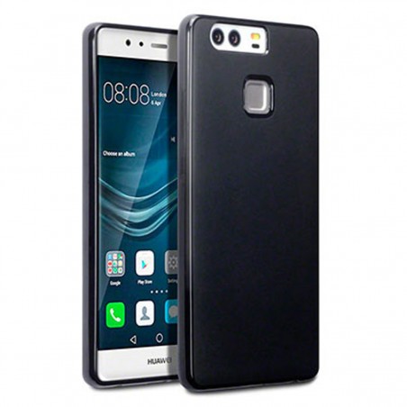 Funda silicona gel para Huawei P9 negro