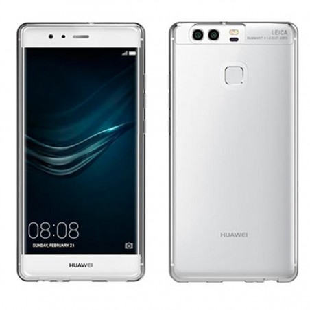 Funda silicona gel Ultra Slim para Huawei P9 transparente