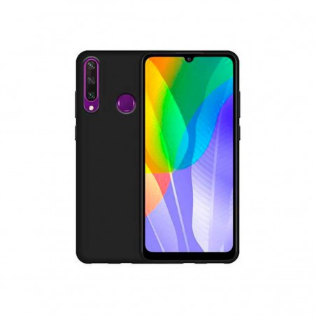 Funda Silicona Gel Negra Huawei Y6p