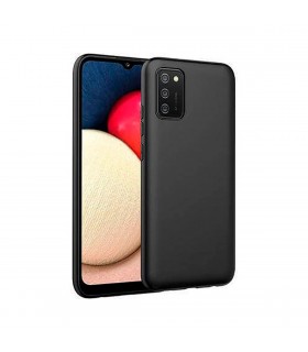 Funda silicona gel Samsung Galaxy A02s negro