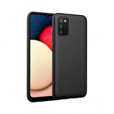 Funda silicona gel Samsung Galaxy A02s negro