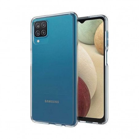 Funda silicona gel Samsung Galaxy A12 transparente