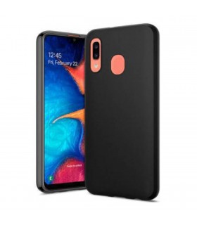 Funda Silicona Gel Samsung Galaxy A20 Negra