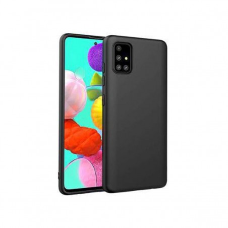 Funda Silicona gel Samsung Galaxy A51 Negro