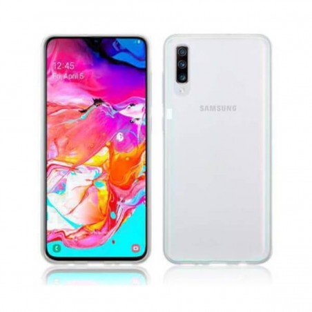 Funda de Silicona Gel Transparente para Samsung Galaxy A70