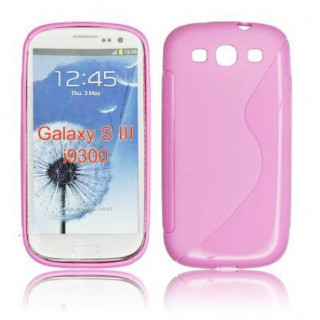 Funda TPU FPGSAI8190DR para tu Samsung Galaxy s3 mini rosa