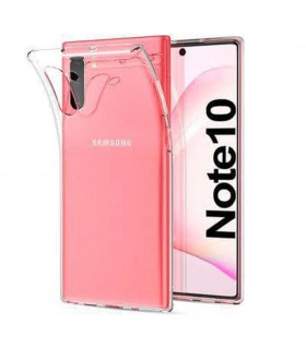 Funda Silicona gel Samsung Galaxy Note 10 Transparente