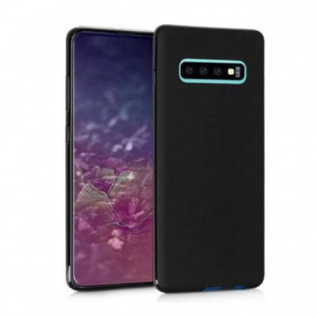Funda Silicona gel Samsung Galaxy S10 Plus Negro