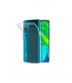 Funda móvil silicona gel Xiaomi Mi Note 10 transparente