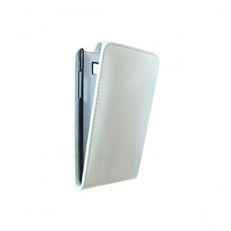 Funda de piel blanca para LG optimus L7