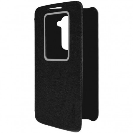 Funda Rock con ventana para LG G2 negra