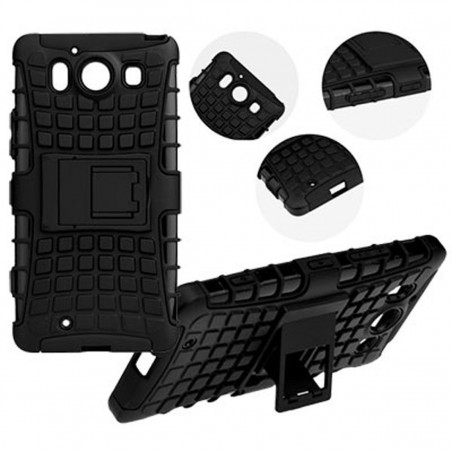 Funda rugerizada para Samsung Galaxy A3 (2017) Negra