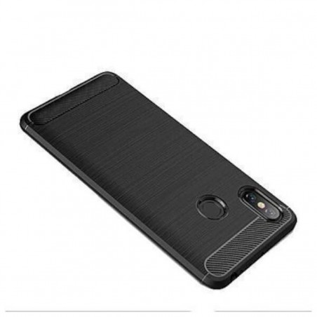 Funda silicona símil fibra de carbono para Xiaomi Mi Max 3