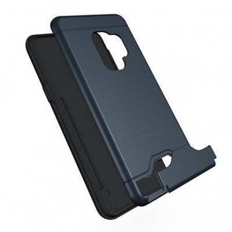 Carcasa con tarjetero y soporte para Samsung Galaxy S9 G960 TURQUOISE