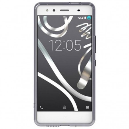 Funda Gummy para BQ Aquaris X5 Negro