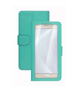 Funda Celly XXL con ventana verde para móviles de 5,7"