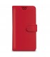 Funda Celly universal XXL tipo libro roja para móviles de 5,7"