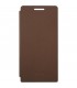 Funda Huawei marrón tipo libro para Ascend P6
