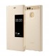Funda con ventana para Huawei P9 Dorado