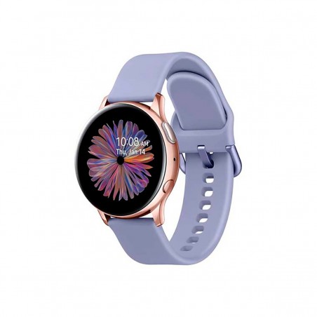 Samsung Galaxy Watch Active 2 40mm Aluminio Rosa Gold (Pink Gold) y correa deportiva Violeta R830