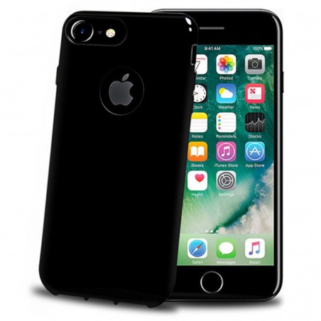 Funda de silicona para iPhone 7 negra