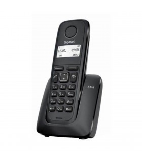 Teléfono inalámbrico Dect Gigaset A116 negro