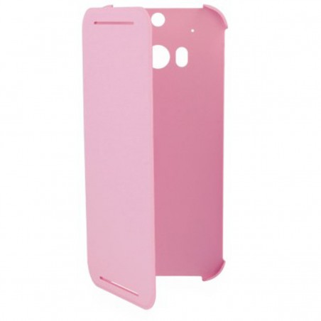 Funda original HTC tipo libro HC V941 rosa para HTC ONE M8