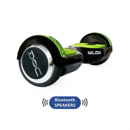 Hoverboard Doc Plus 6.5 Bluetooth Scooter Eléctrico verde y negro