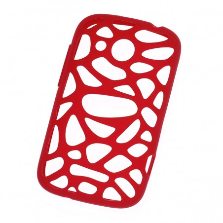 Funda de silicona HTC SC S780 rojo