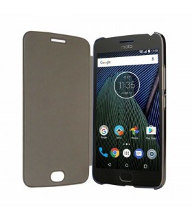 Funda con tapa Gris para Motorola Moto G5