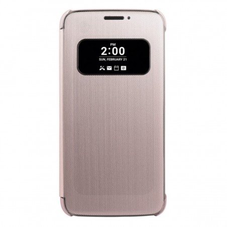Funda con ventana para LG G5 y G5 SE rosa