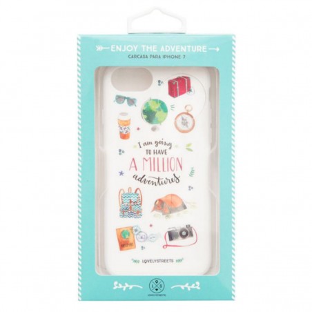 Carcasa TPU 'Adventures' para iPhone 7