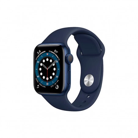 Apple Watch Series 6 (GPS + Cellular), 40mm Aluminio Azul y correa deportiva Azul Intenso