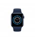 Apple Watch Series 6 (GPS + Cellular), 40mm Aluminio Azul y correa deportiva Azul Intenso