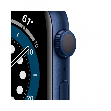 Apple Watch Series 6 (GPS + Cellular), 40mm Aluminio Azul y correa deportiva Azul Intenso