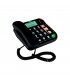 Maxcom KXT480 Teléfono fijo Negro (Black)